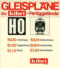 Gleisplan für Kibri-Fertiggelände Spur H0