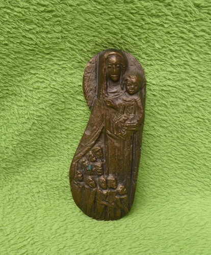 Bronze relief mutter - bronze,