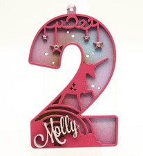 PERSONALISIERTE MDF Glitzer