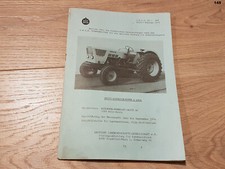 Deutz Schlepper D6806 Technischer Bericht Heft 1975 (keine Bedienungsanleitung)