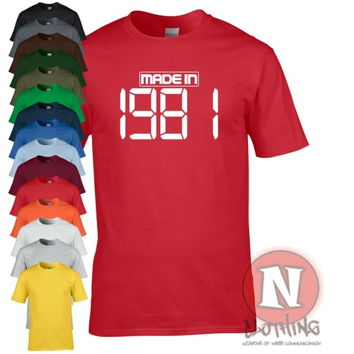 Naughtees shirt 1981 - naughtees, t-shirt