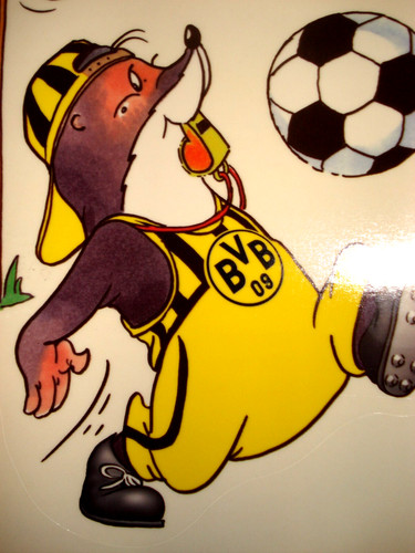 Fensterbild maus borussia - fensterbild,