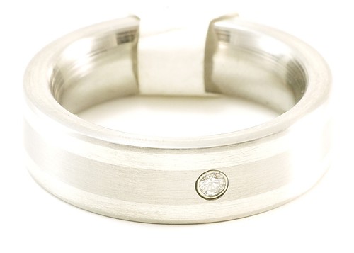Ring edelstahl silber - edelstahl,