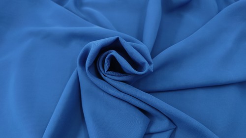 Chiffon königsblau stoff - königsblau,