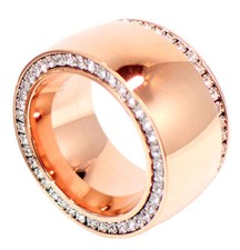 Edelstahlringe Damen Ring 14mm