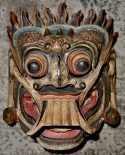 Maske Barong, Bali Mehrfarbig