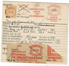 Mannheim 1928 Sunlicht Seife