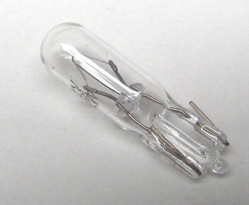 Glassockel glühlampe 12v 2w - 12v, 1,2w