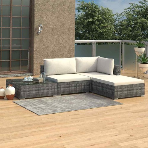 Tlg garten lounge set mit - 4-tlg.,