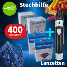 400 x Lanzetten  28G SOFT + 30 G  sterile Lanzette Nadel + Stechhilfe ⭐️⭐️⭐️⭐️⭐️