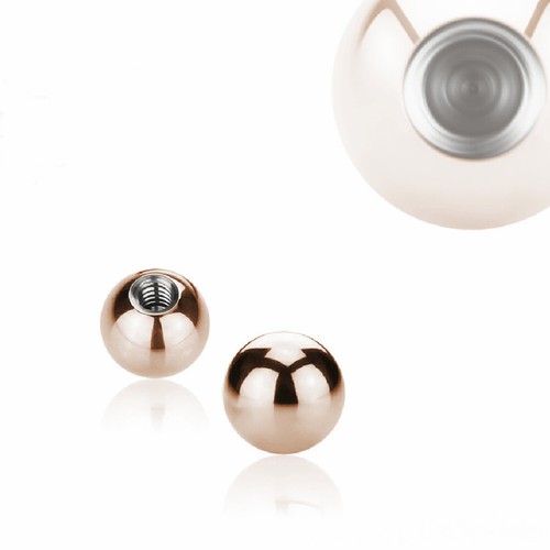 Piercing ersatzkugel rosegold - ersatzkugel,