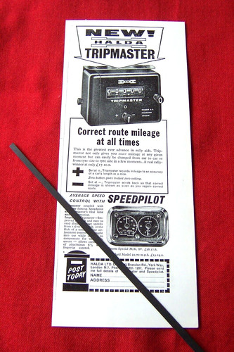 Halda speedpilot tripmaster - speedpilot,