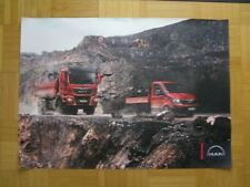 Poster MAN LKW TGS TGE 2019 Transporter Kipper Truck Lastwagen Pritschenwagen