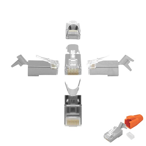 50x netzwerkstecker rj45 - 50x,
