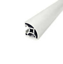 Aluminiumprofil 30x30 R25 Nut 8 B 100-2.900 mm Aluprofil halbrund