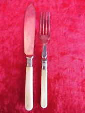 2 schöne,alte Besteckteile__Gabel und Messer__mit 925 Silber__ !