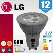 12 x LG 4W Energiespar LED