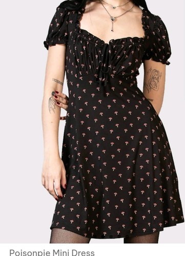 Killstar poison pie mini dress - poison,