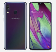 Samsung Galaxy A40 SM-A405F/DS 64GB Dual SIM Schwarz Smartphone Android Sauber