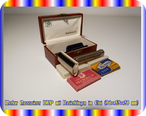 Vintage merkur nassrasierer - vintage,