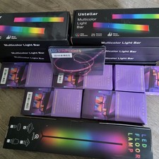 LED RGB Beleuchtungs-Konvolut Bars Audio Lights + Floor Lamp + LED Strip NEU