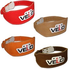 FAHRRAD - 6"" RINDSLEDER Power Gewichtheben Fitnessstudio Gürtel Fitnessstudio Trainingsgürtel