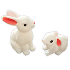 2x LED Schneehasen Nachtlicht