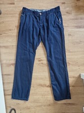 Herren blaue Stoffhose von Edc Brand Dragon Fit Größe 36/34
