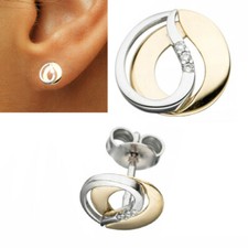 585 Diamanten Ohrstecker 9 mm