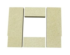 Bodensteine Ersatzteil Sylt Umlenkplatte Vermiculite Brennraum Stein für Justus