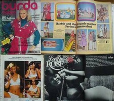 Burda Moden 76/10 Mieder Abend BARBIE CORD Samt Loden 70er J Modezeitschrift