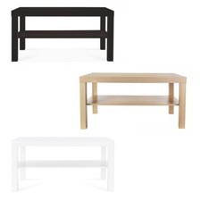 Ikea "LACK" Beistelltisch 90x55 cm Weiß Schwarz Eiche Couchtisch Wohnzimmertisch