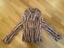 Echte Mouton (Schafsfell) Pelz Jacke Felljacke XS 34 wNEU NP 1200€