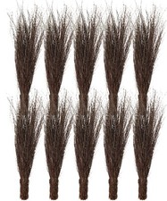 10x Birken-Reisigbesen