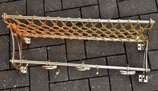 IMPRESSIONEN Garderobe mit Ablage aus Sisal in Edelstahloptik poliert