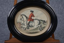 Antiker Kupferstich Pferd &