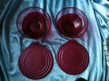 Tupperware C120 Eleganzia Schüssel 600 hitparade tafelperle tafelfeine rot