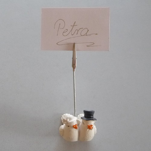Platzkartenhalter tauben creme - tauben,