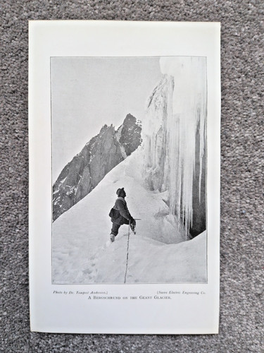 Ein bergschrund auf dem - bergschrund,