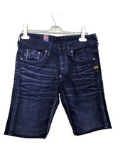 G-Star Unisex Herren Damen Shorts Kurzehose Attacc Low Straight Slim, Blau, W28