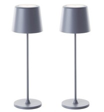 2x Akku Tischlampe kabellos