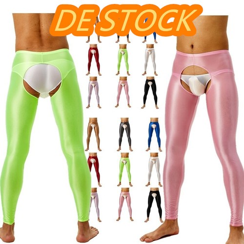 Herren glänzend leggings - herren·glänzend,