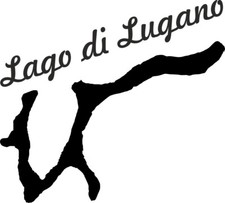 2x Car Sticker "Lake Lugano"