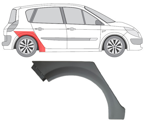 Für renault scenic - scenic, 2003-