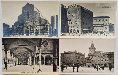 Postkarten lot bologna - postkarten, 4