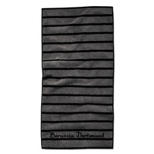 BVB 17800700 Handtuch, schwarzgrau