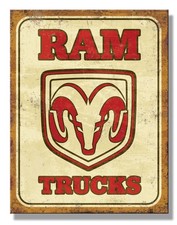 Blechschild Dodge RAM Trucks