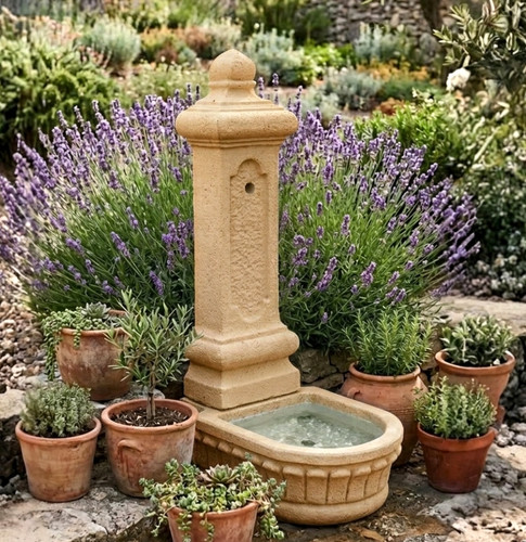 Wandbrunnen antik 122 cm - antik,