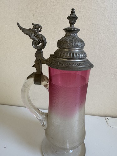 Alter bierkrug mit - alter, glas
