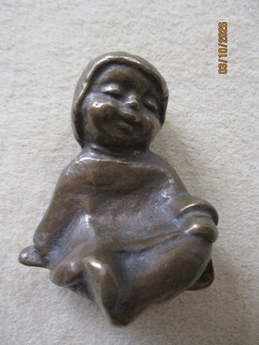 Bronze kind mädchen - mädchen, baby
